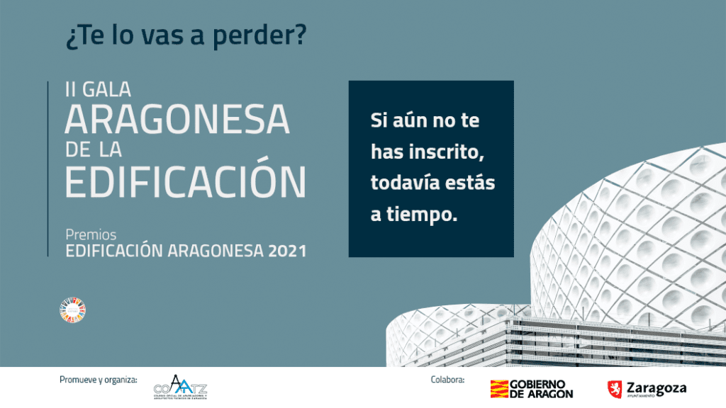 En este momento estás viendo Gran cantidad de candidaturas presentadas a la gala aragonesa de la edificación