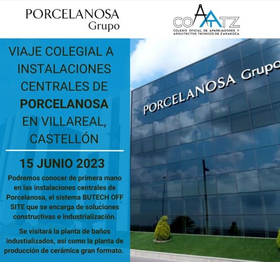 Viaje Colegial a las instalaciones centrales de Porcelanosa en Villareal (Castellón)
