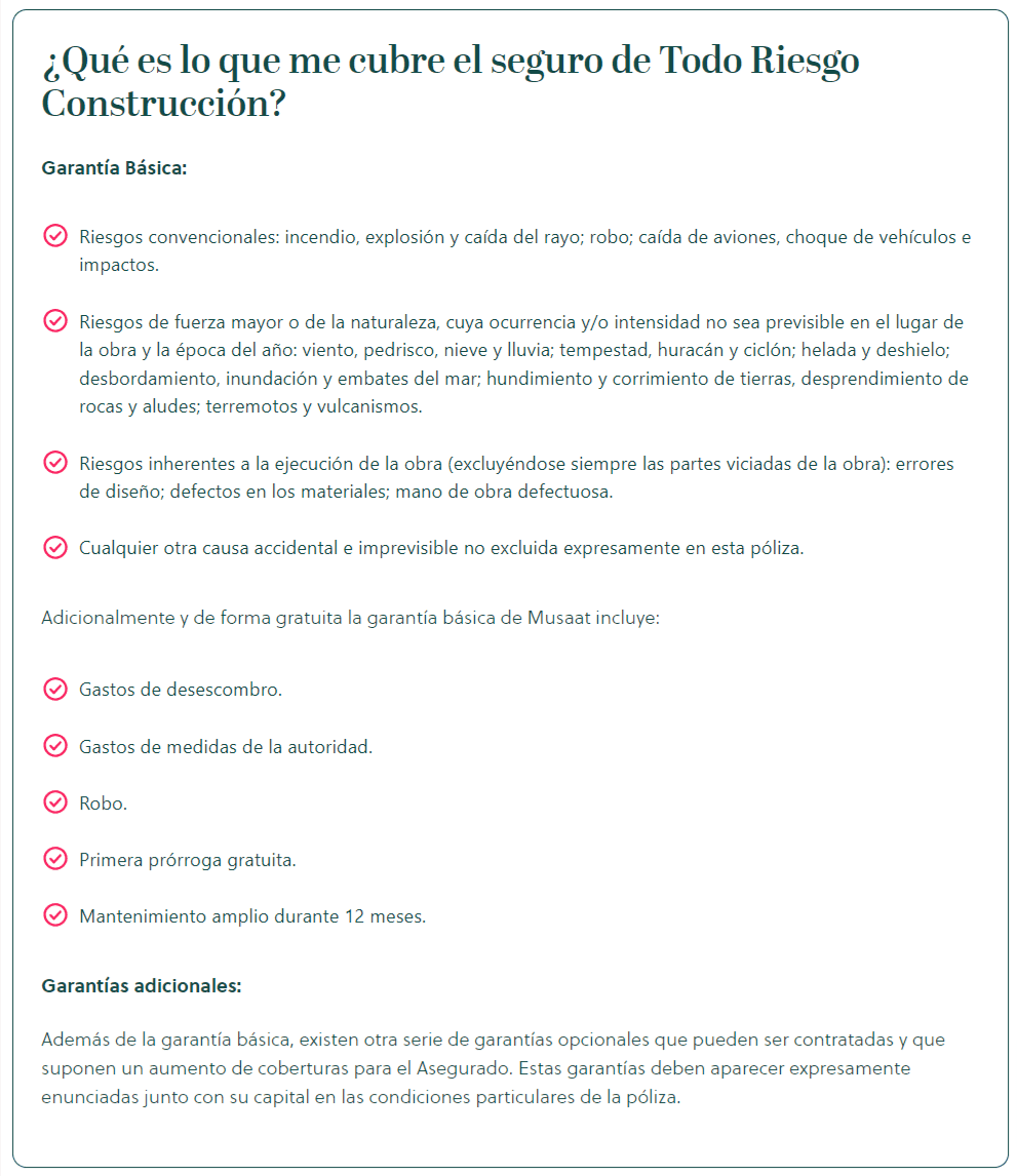 Todo-Riesgo-Construcción-Musaat Coberturas seguro Todo Riesgo Construcción