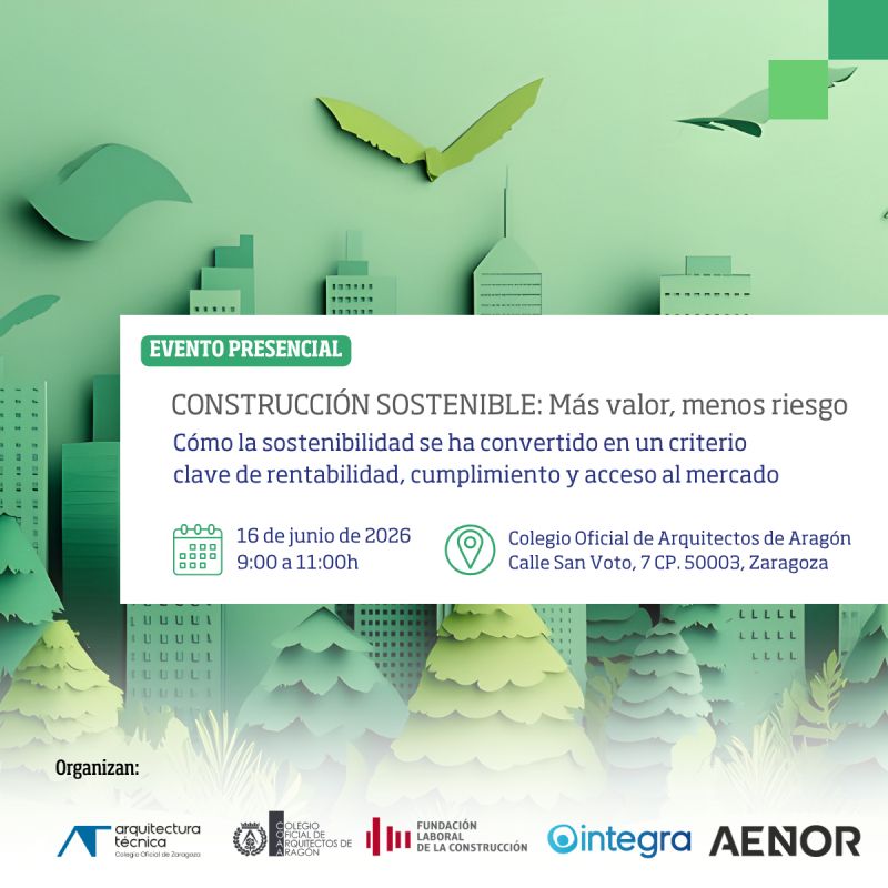 Cartel Construccíón Sostenible