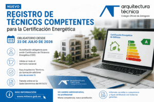 Lee más sobre el artículo Nuevo Registro de Técnicos Competentes para la Certificación Energética: qué cambia desde el 23 de julio de 2026